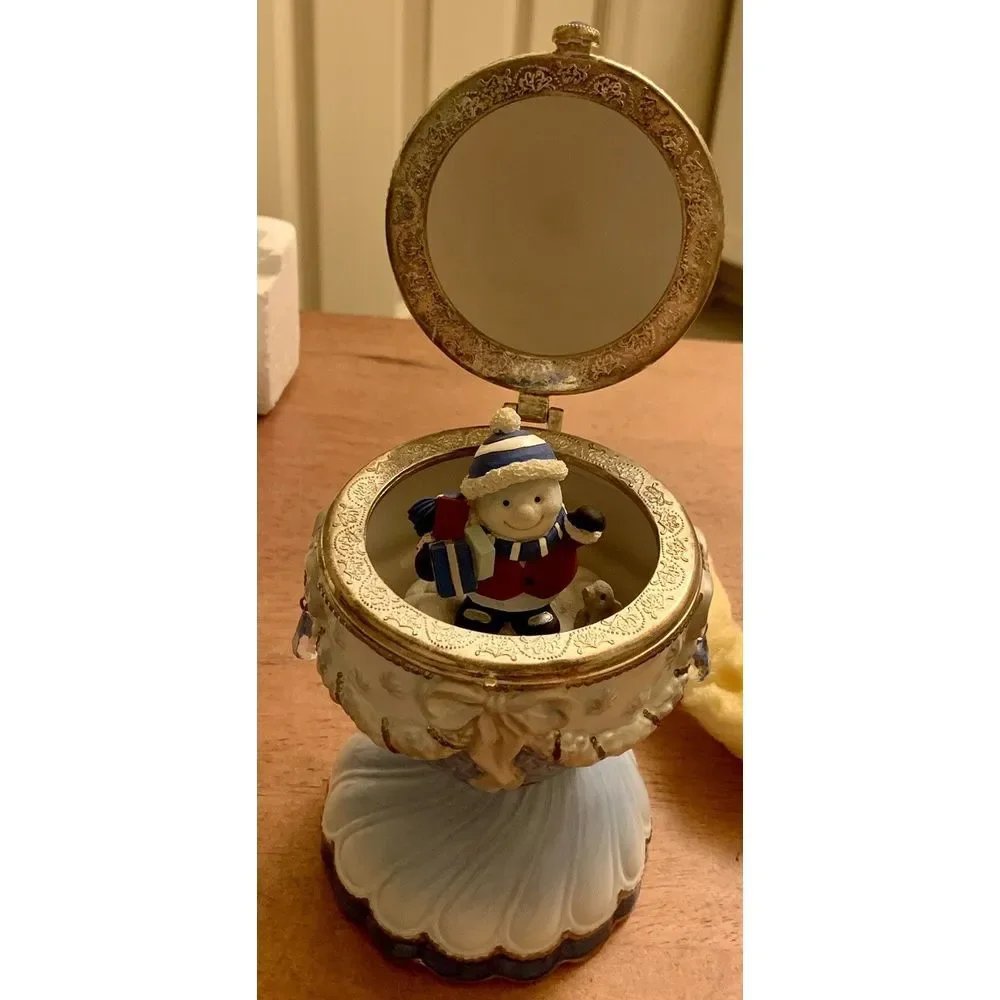 Sankyo Home For Holidays Revolving Musical Egg‎ Plays 